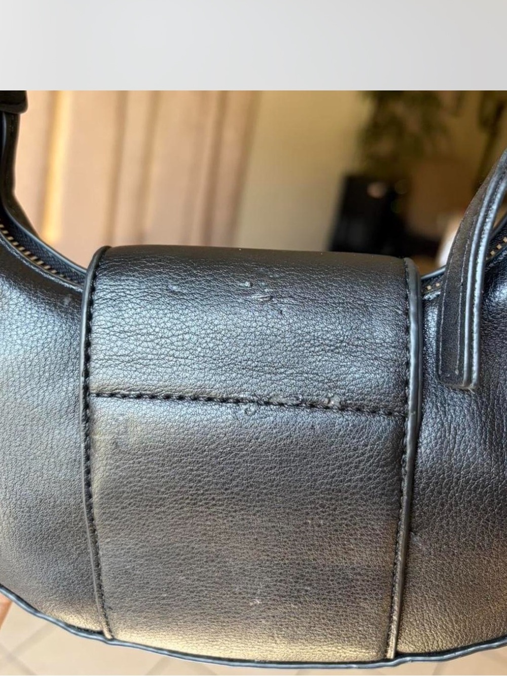 I.AM.GIA. Black leather Y2K shoulder bag - Picture 6 of 7
